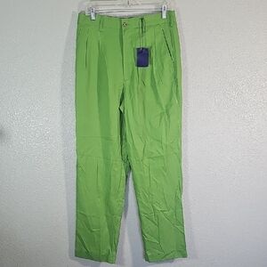 Alan Flusser Bright Green Chinos.